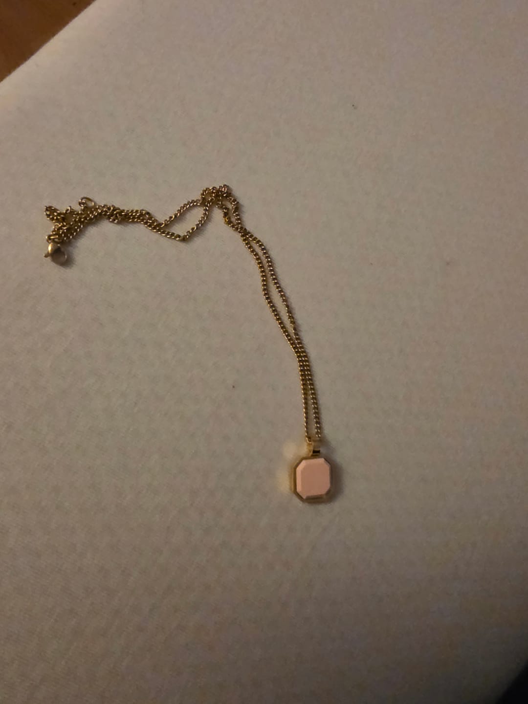 Customer photo review of Classic Halskette - Pink Jasper - Gold - Für Sie