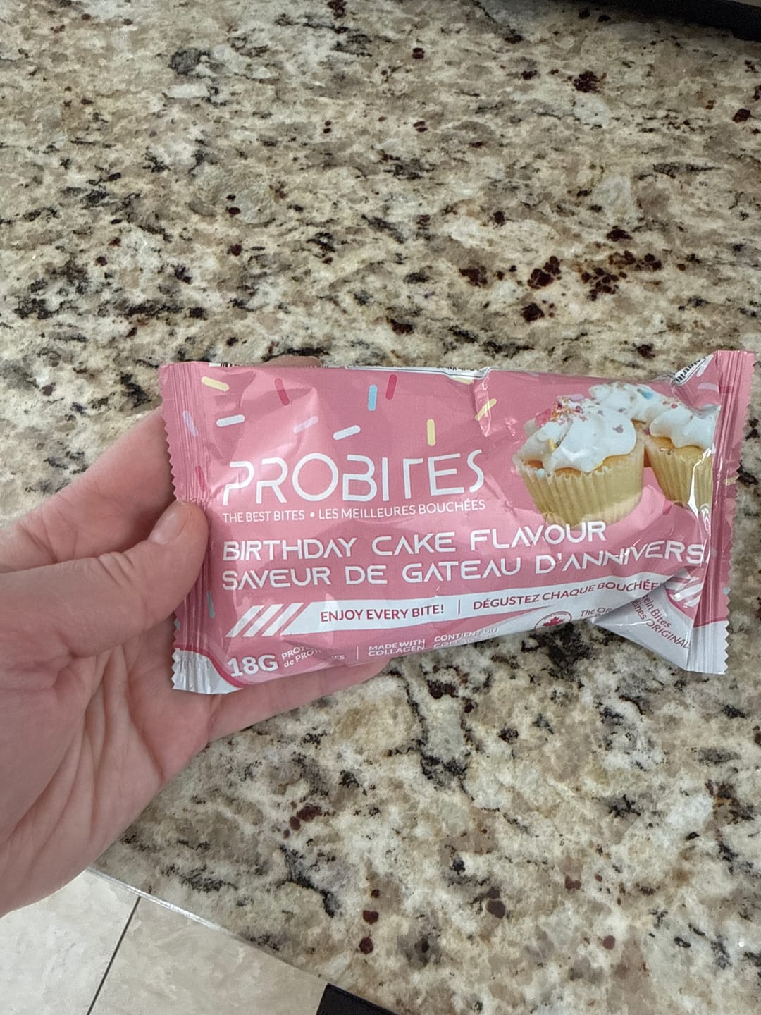Customer photo review of Probites - Bouchées Protéinées - 100g