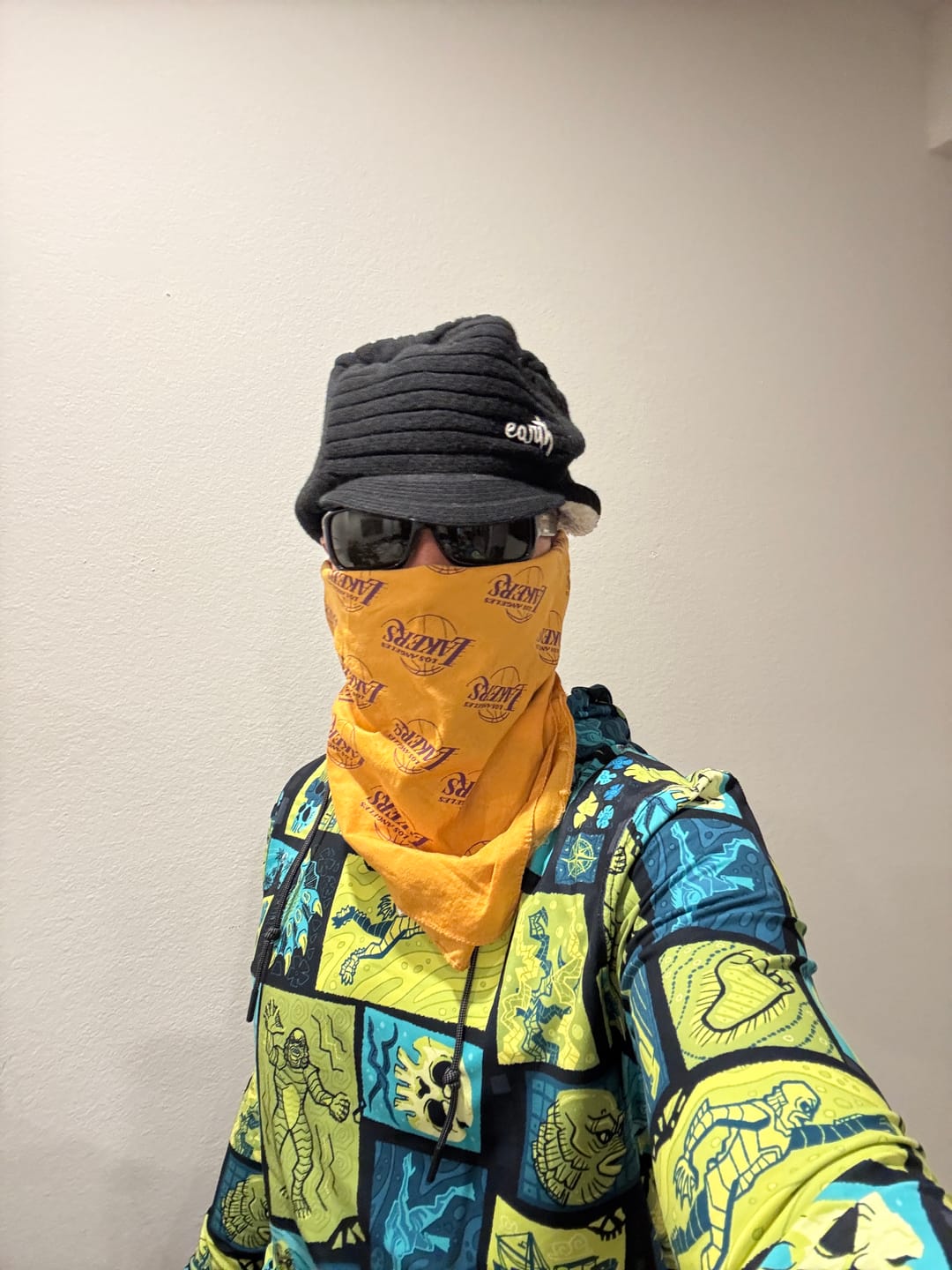 Customer photo review of Universal Monsters "Tiki from the Black Lagoon" – Performance Hoodie
