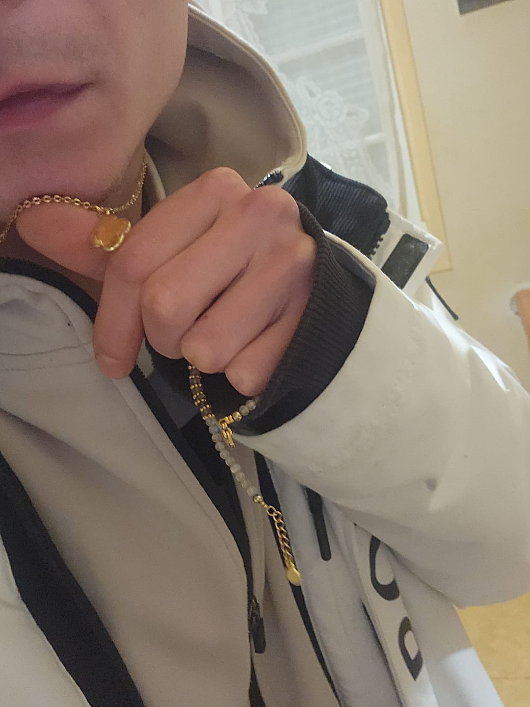 Customer photo review of Bracelet en Citrine et Labradorite