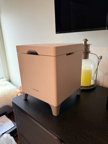 Customer photo review of Carepod Cube Plus X50V - Sanitizing Warm + Cool Mist Stainless Steel Humidifier
