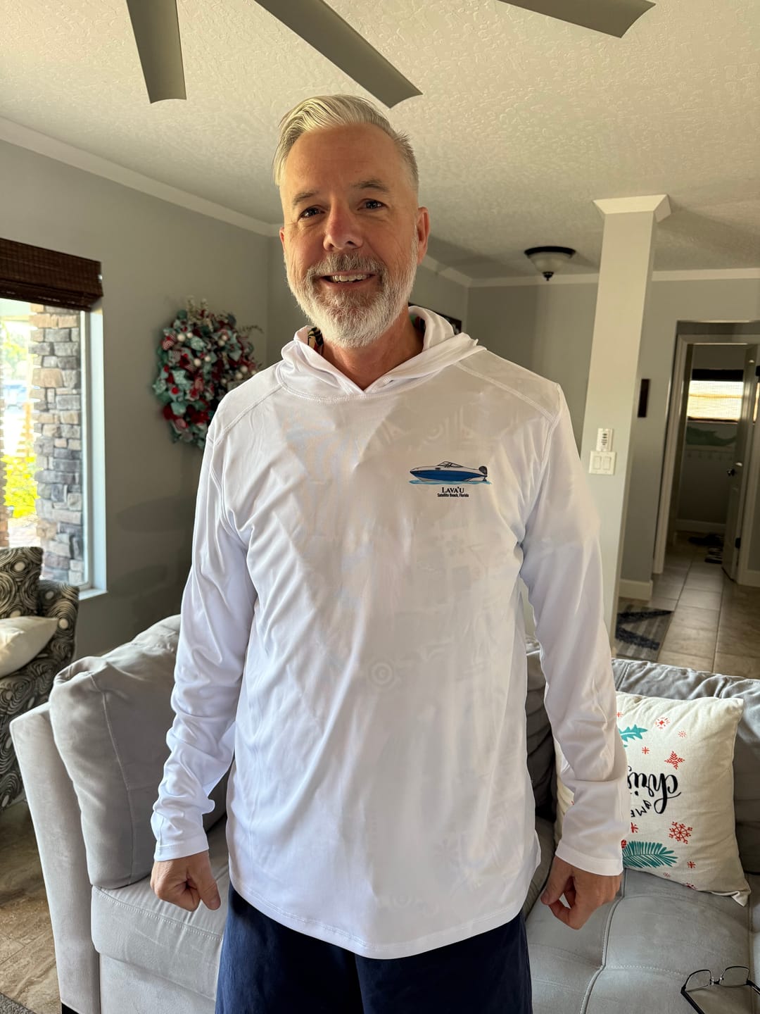 Customer photo review of Custom Dri-Fit Fishing Hoodies