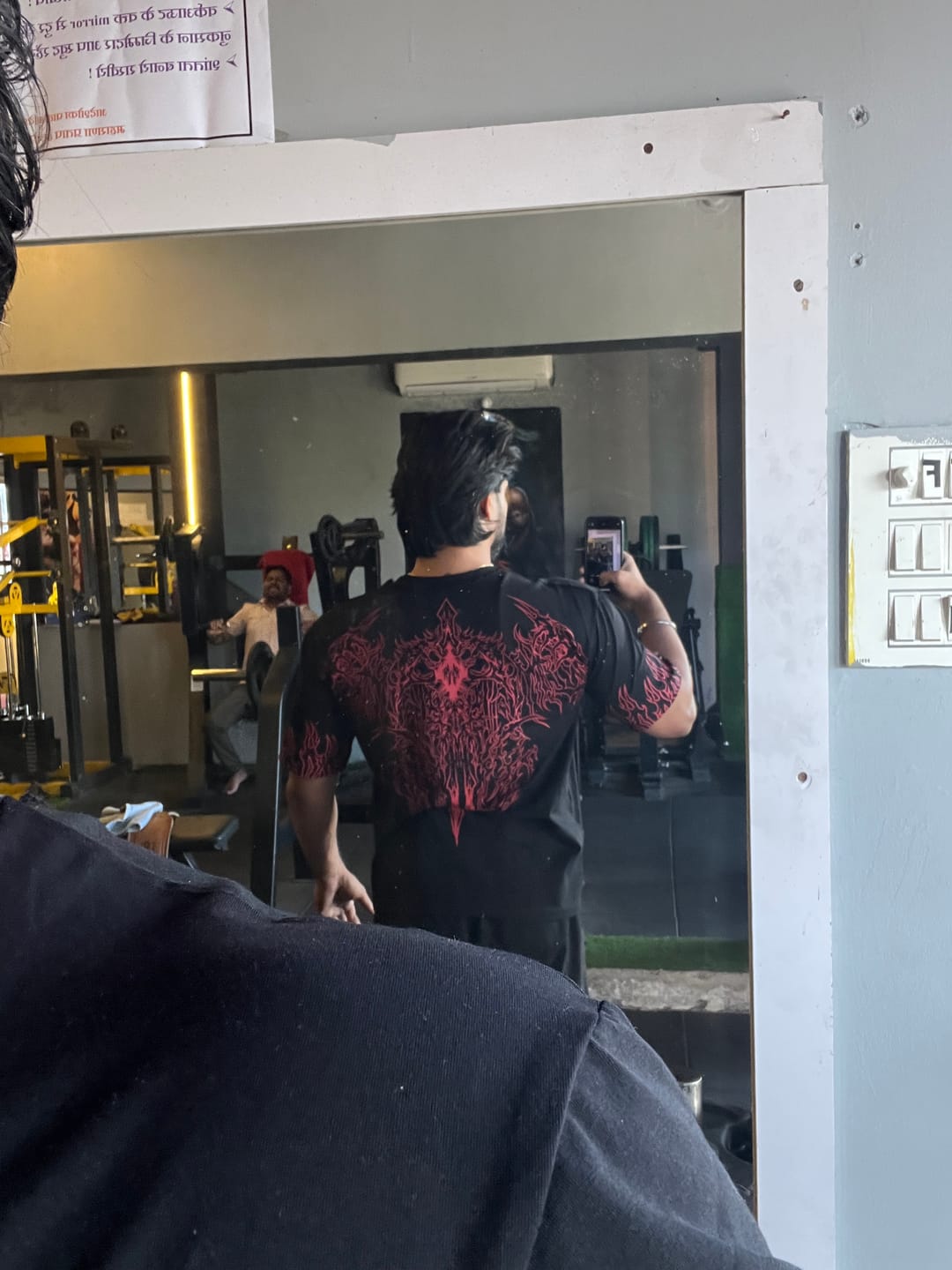 Customer photo review of SOULFLAME OVERSIZED T-SHIRT [BLOOD OATH]