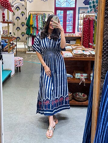Customer photo review of Mrignayani Maxi Dress