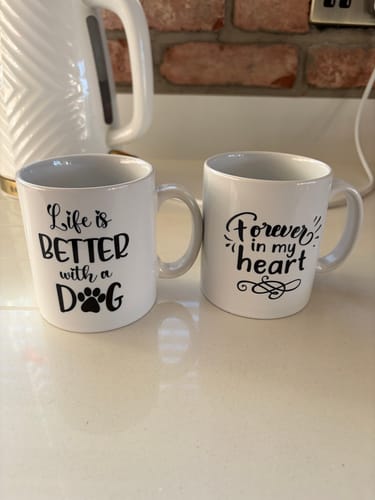 Customer photo review of Man & Dogs - Best Friends Personalised Mug