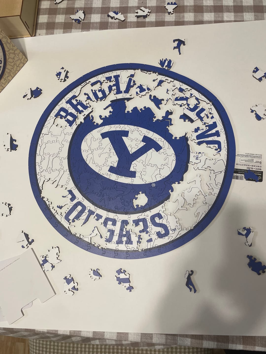 Customer photo review of Brigham Young University - Wooden Puzzle