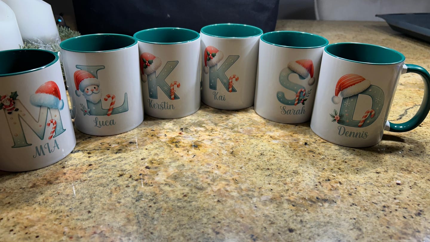 Customer photo review of Tasse Personalisiert - Weihnachtstasse 2