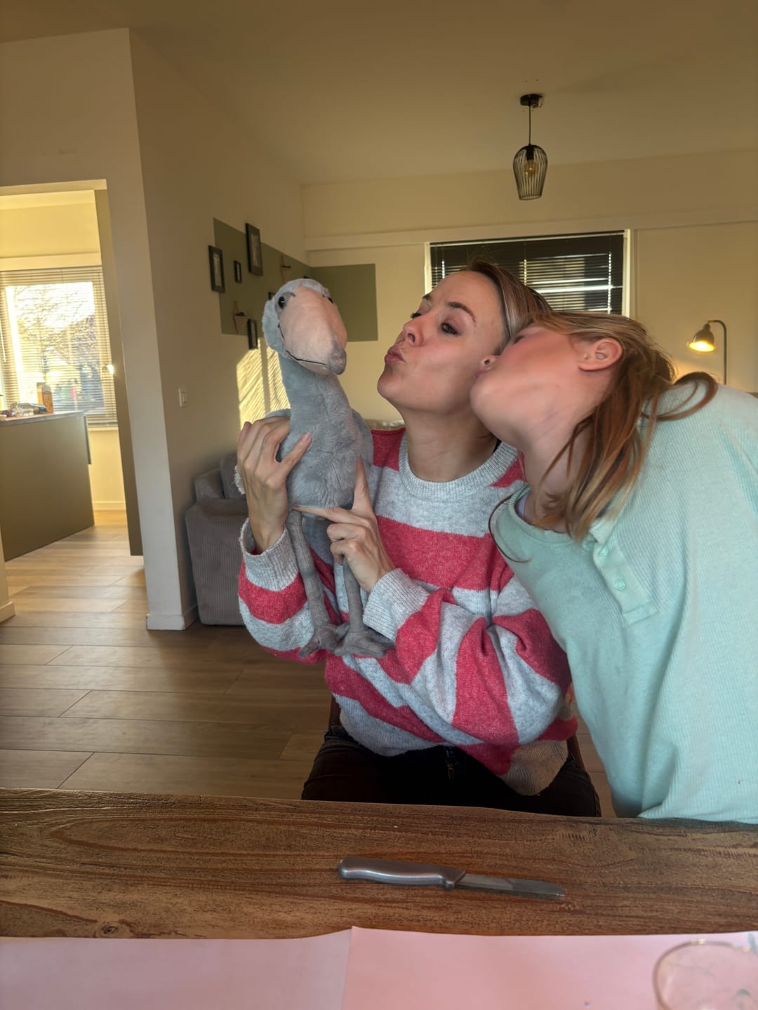 Customer photo review of Shoebill Stork Bird Soft Stuffed Plush Toy