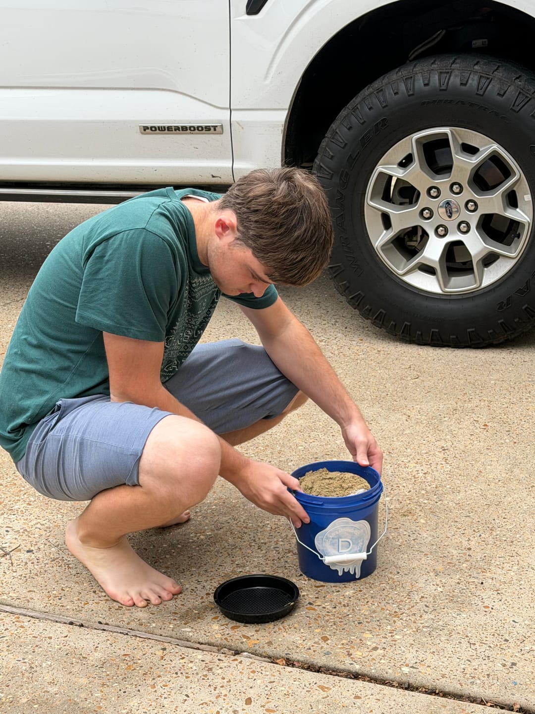 Customer photo review of The Big Dig - 5 Gallon Mining Bucket