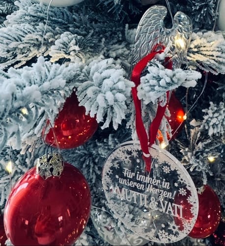 Customer photo review of Weihnachtsdeko mit Schneeflocken