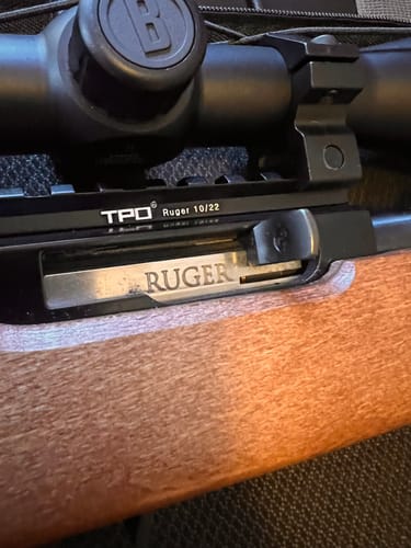 Customer photo review of Ruger 10/22 Picatinny Rail Mount (RG10/22)