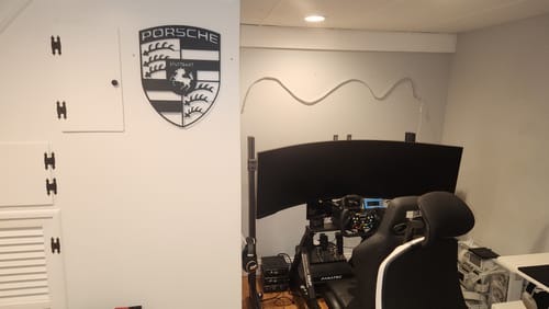 Customer photo review of Porsche Metal Car Emblem