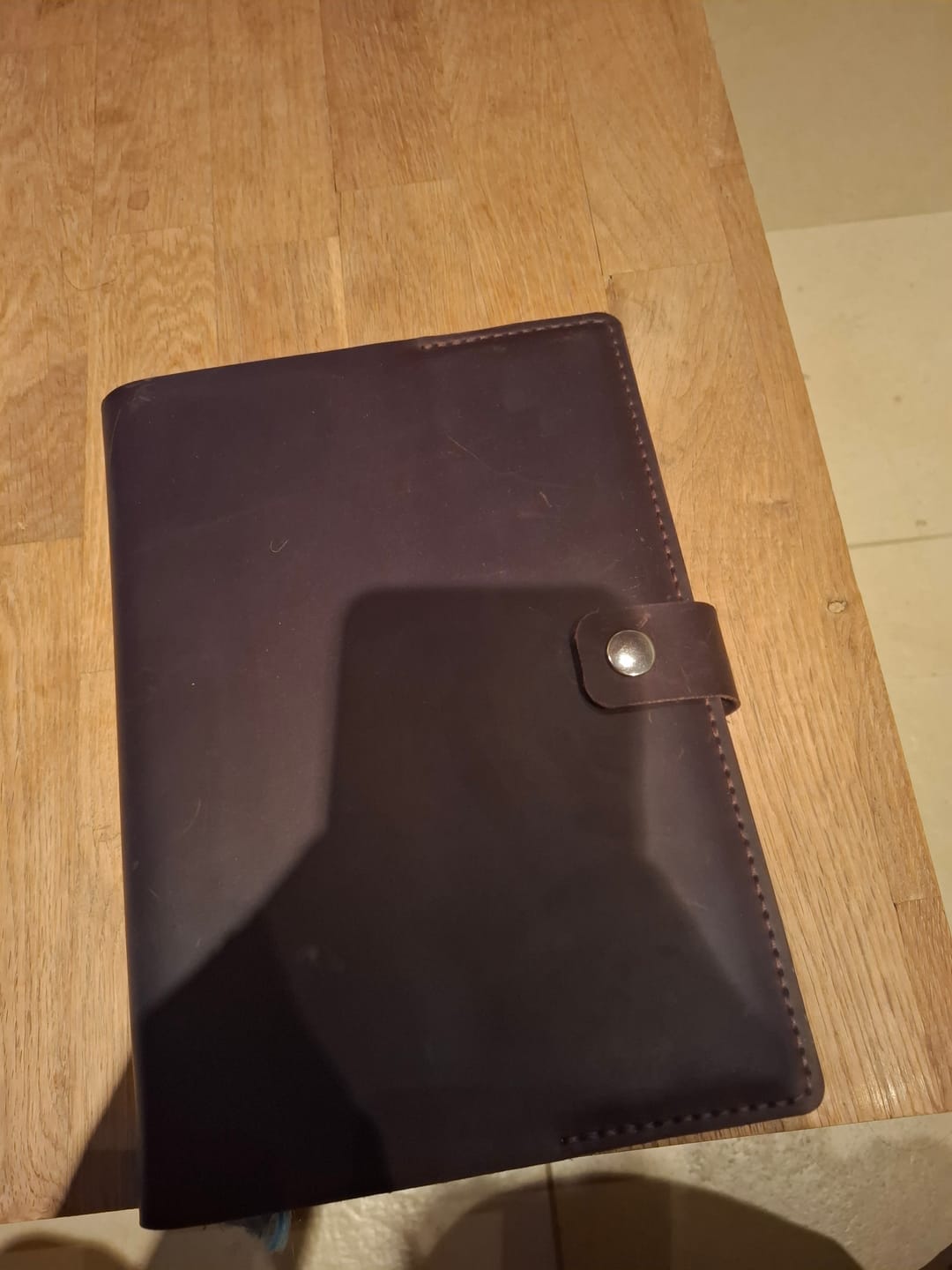 Customer photo review of Bibelhülle "Basic+" · echtes Leder · Individuelle Größen · handmade Bibelhülle nach Maß · optionale Gravur
