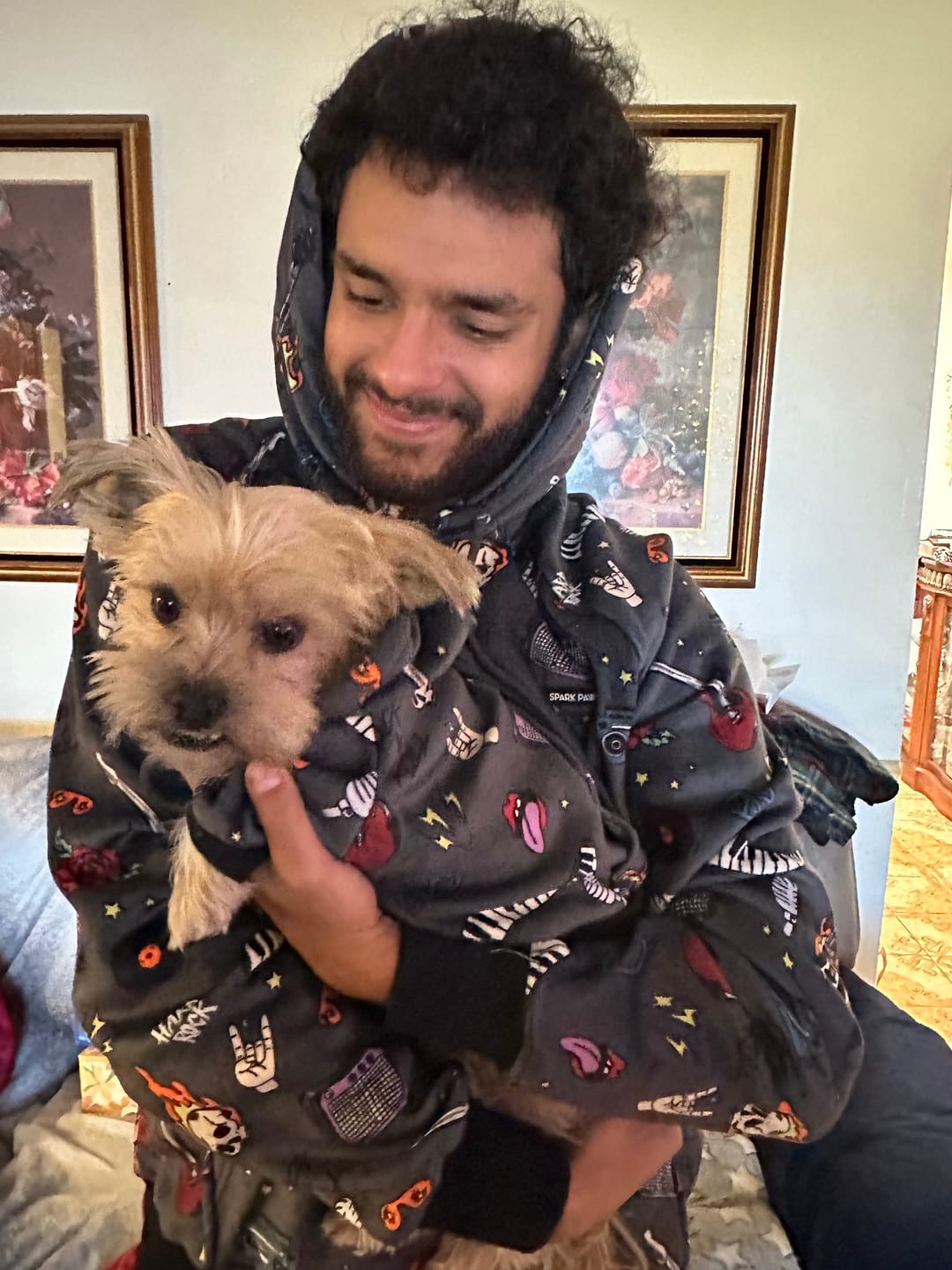 Customer photo review of Human Hoodie Prints