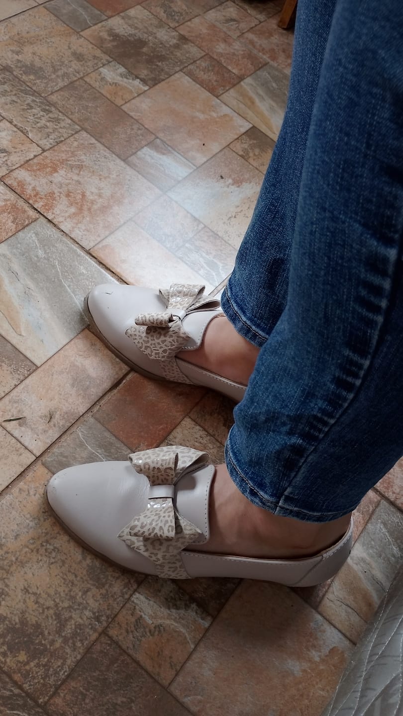 Customer photo review of Mocasín Rosita Amatista
