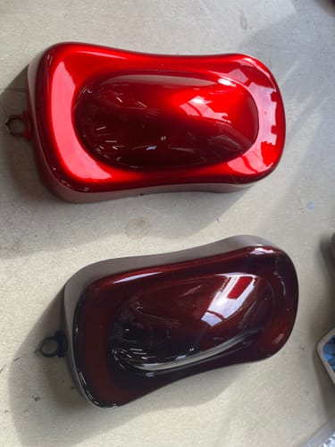 Customer photo review of Phantom Red Paint Basecoat