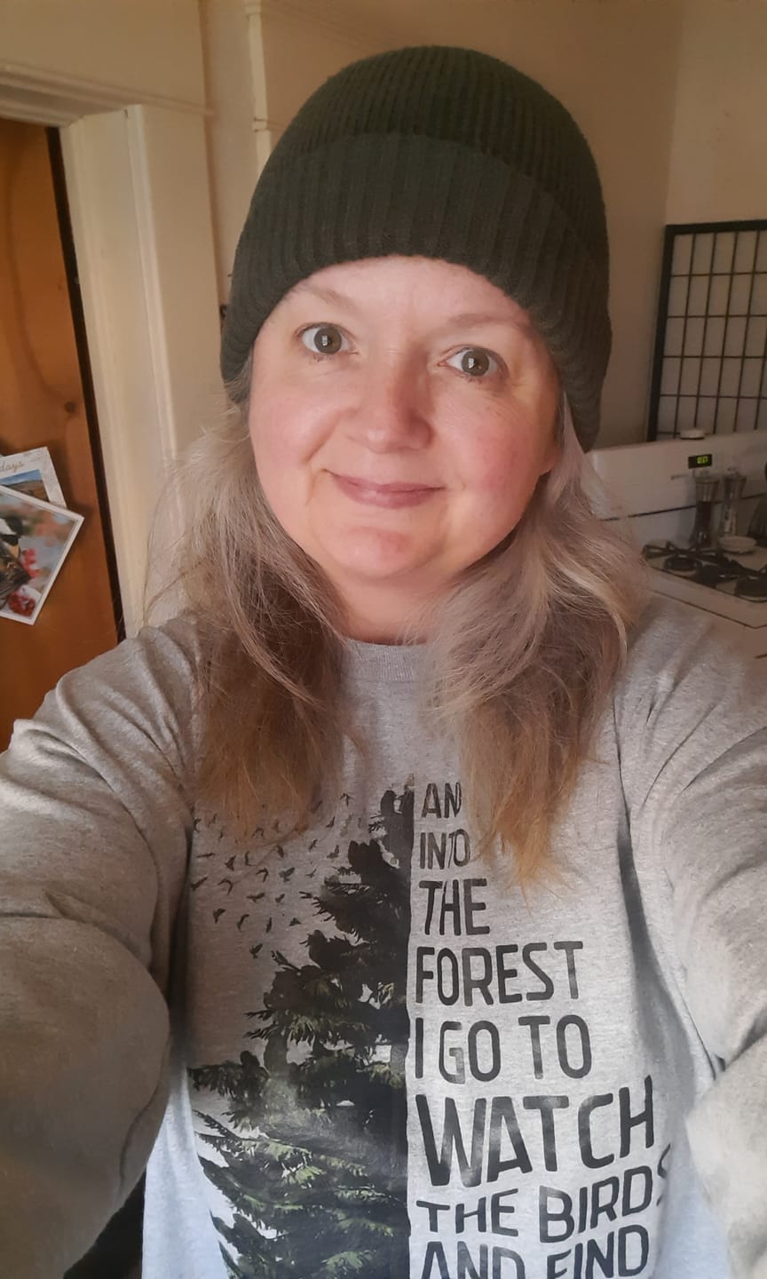 Customer photo review of Birdwatching To Heal Long Sleeve T-shirt