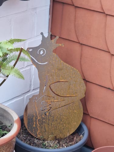 Customer photo review of Gartenstecker Froschkönig