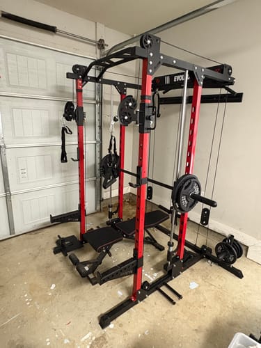 Customer photo review of EVOLPOW M2D Brute All-in-One Smith Machine Home Gym