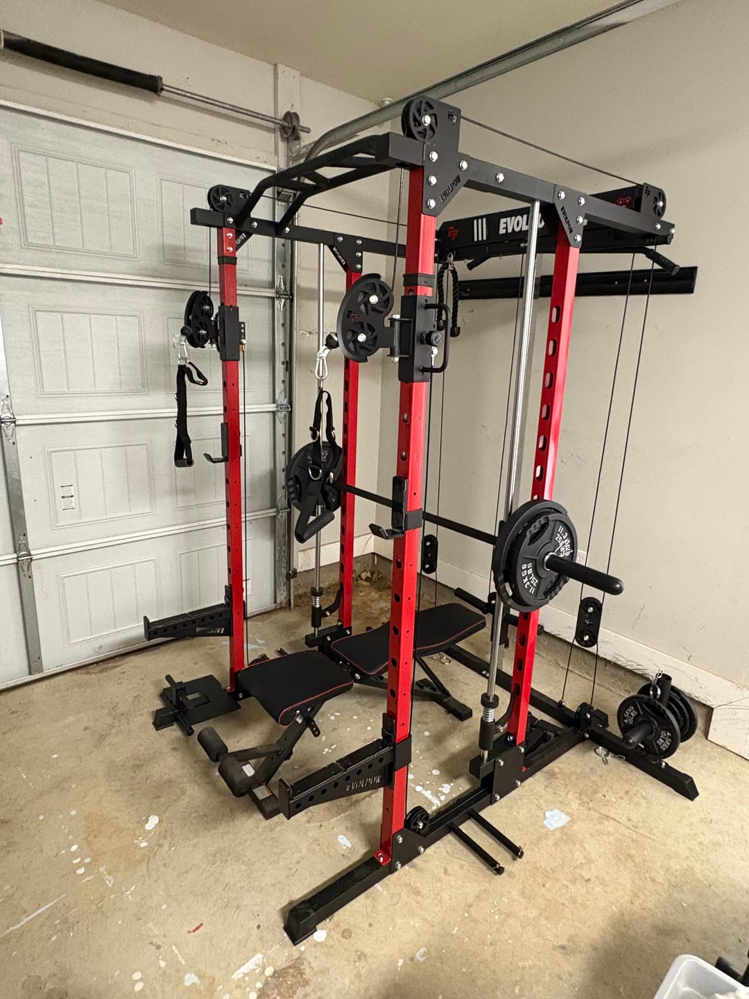 Customer photo review of EVOLPOW M2D Brute All-in-One Smith Machine Home Gym
