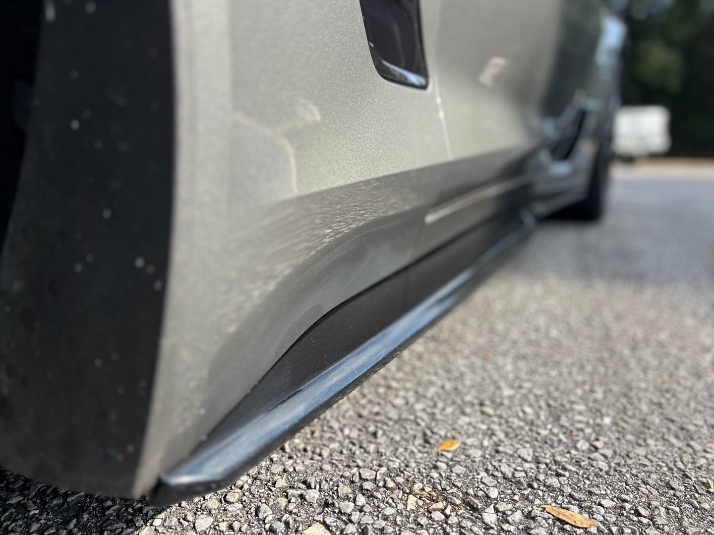 Customer photo review of Corvette C7 Z06 Conversion Side Skirts Rocker Panels
