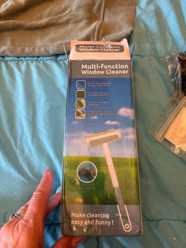 Customer photo review of Pet Hair & Lint Remover with Long Handle