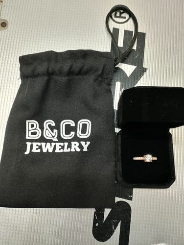 Customer photo review of 1ct Porto Engagement Ring (ON HAND)