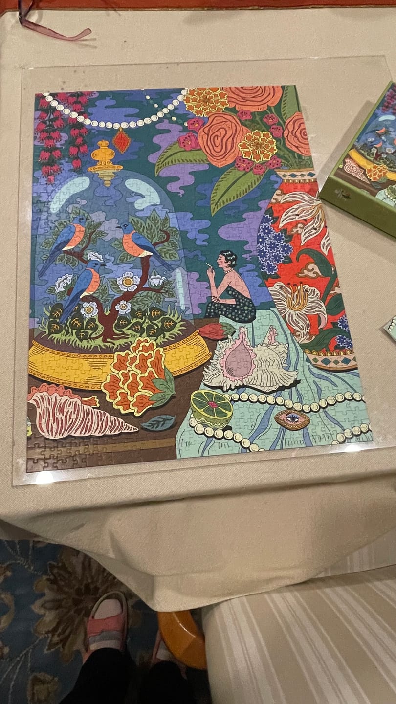 Customer photo review of Sunday Morning | 1000 Piece Puzzle