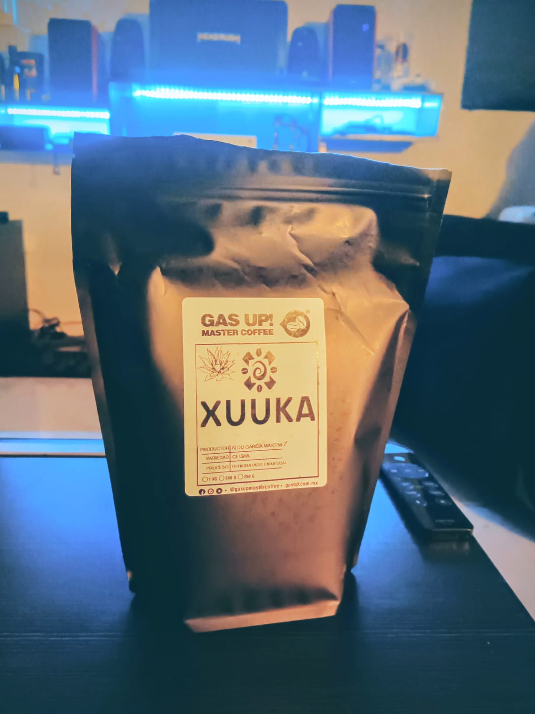 Customer photo review of Café Geisha Experimental con Mezcal | Familia García Martínez Oaxaca | Agave, Cacao y Flor