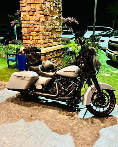 Customer photo review of 45L - Tactical XL Motorcycle Sissy Bar Backpack