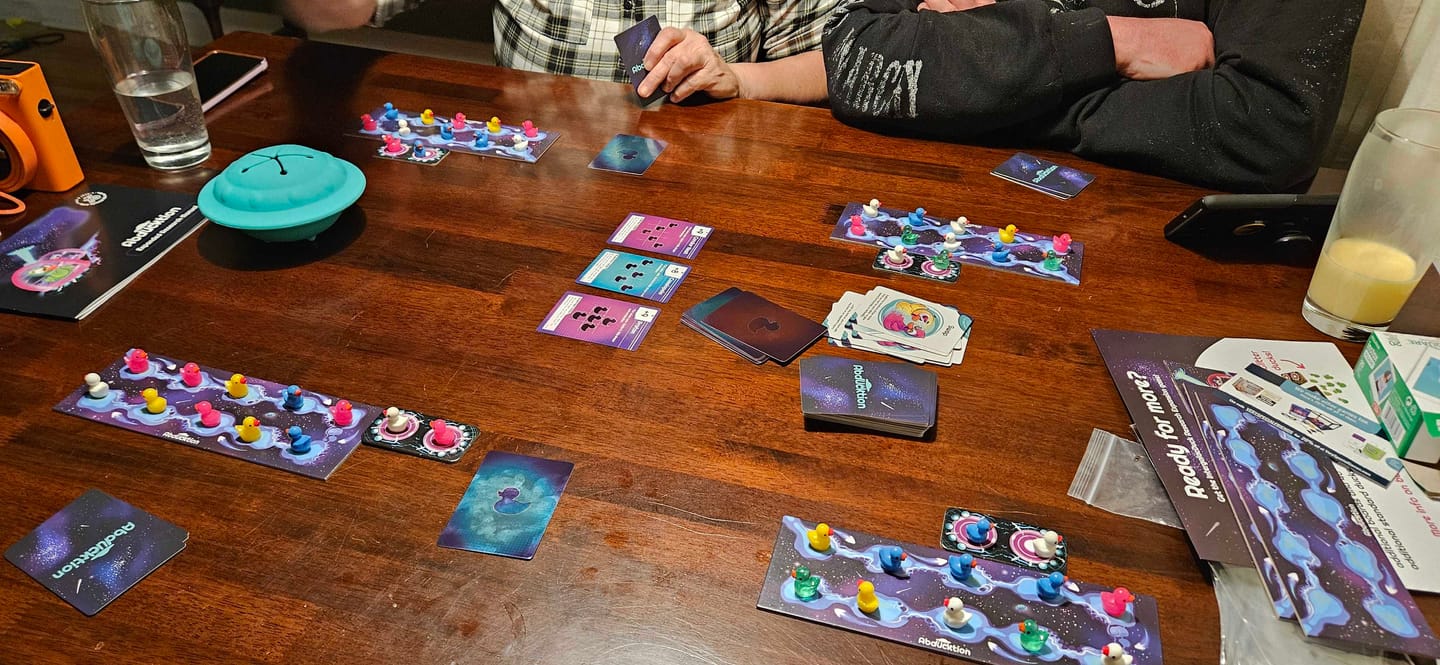 Customer photo review of Abducktion: A Weirdly Strategic Game of Duck Kidnapping