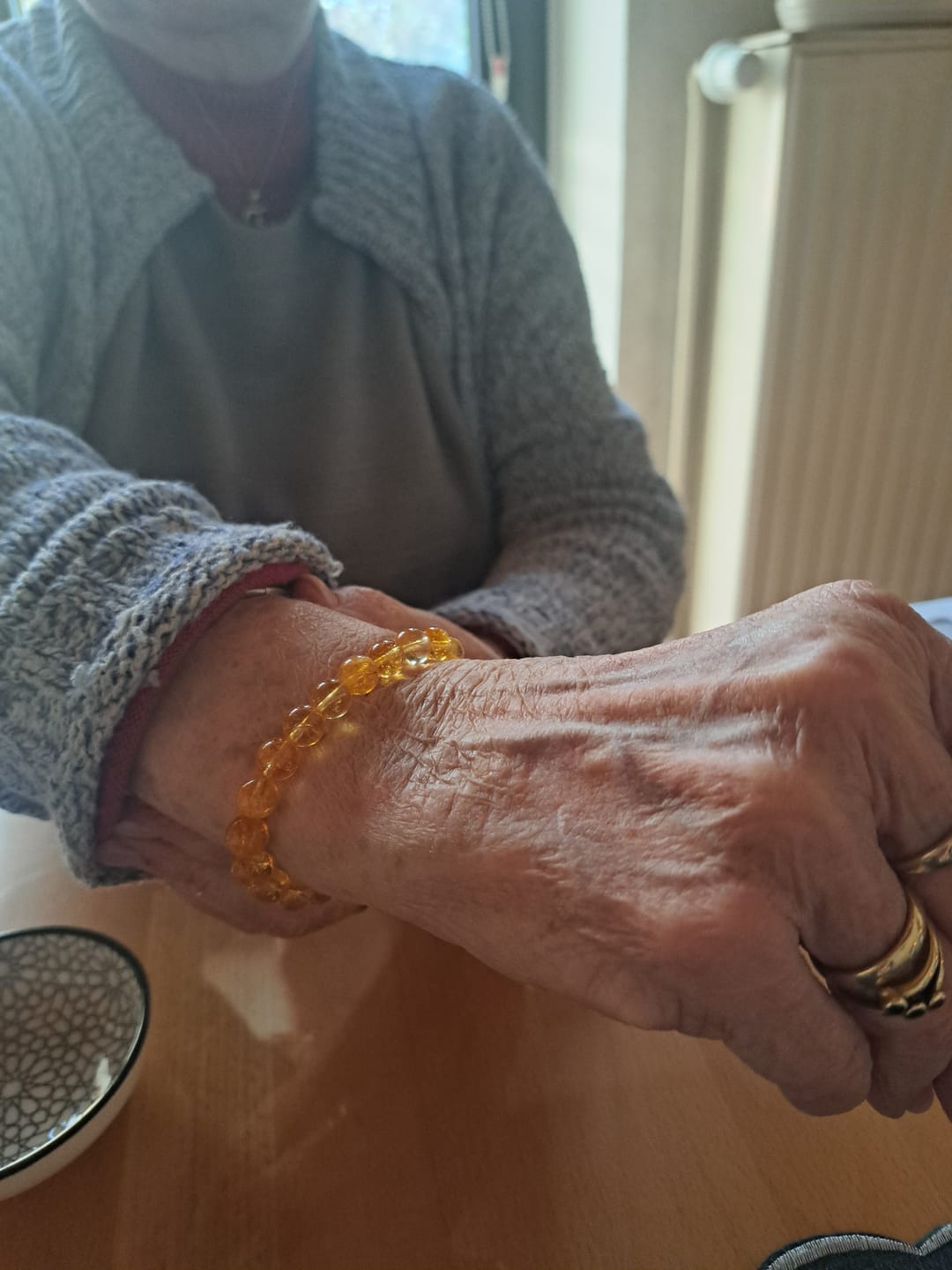 Customer photo review of Citrin Armband - Lebensfreude