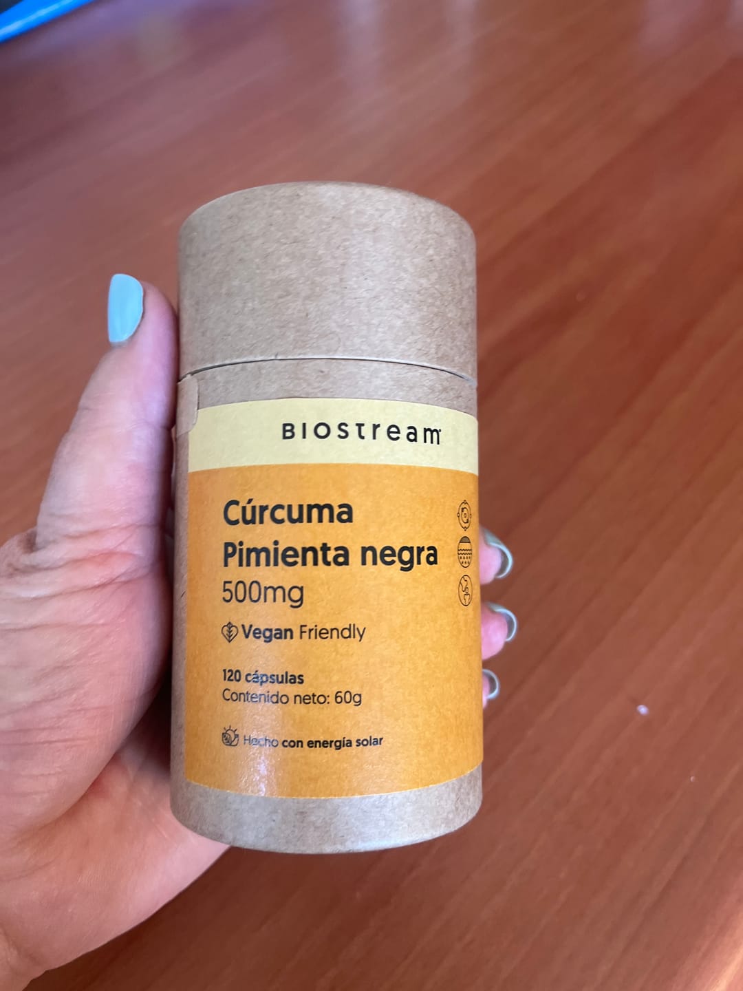 Customer photo review of Cúrcuma + Pimienta Negra 500mg 120 Cápsulas Vegana