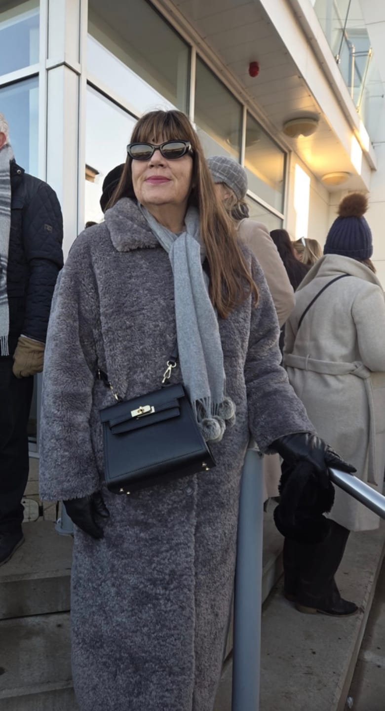 Customer photo review of Polly Top Handle Bag