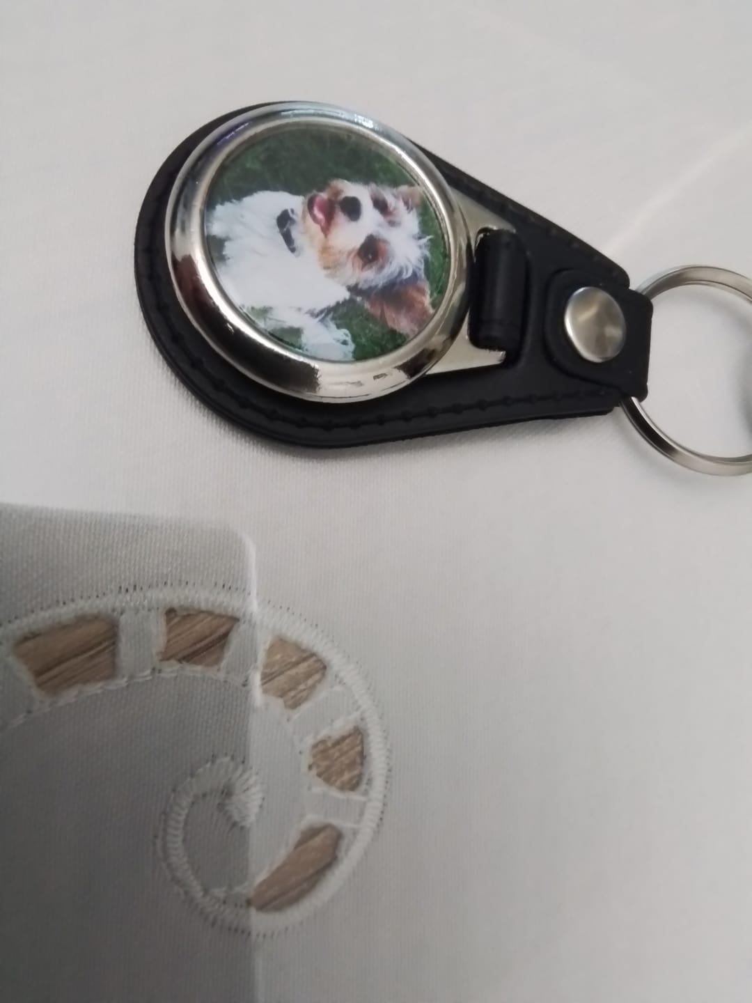 Customer photo review of Schlüsselanhänger-Bundle Leder 3x dein Foto für nur 19,90 €