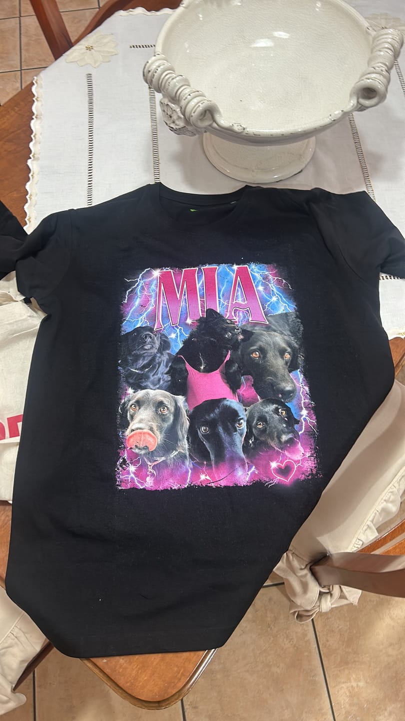 Customer photo review of BOOTLEG T-SHIRT GIORGIA TEMPLATE