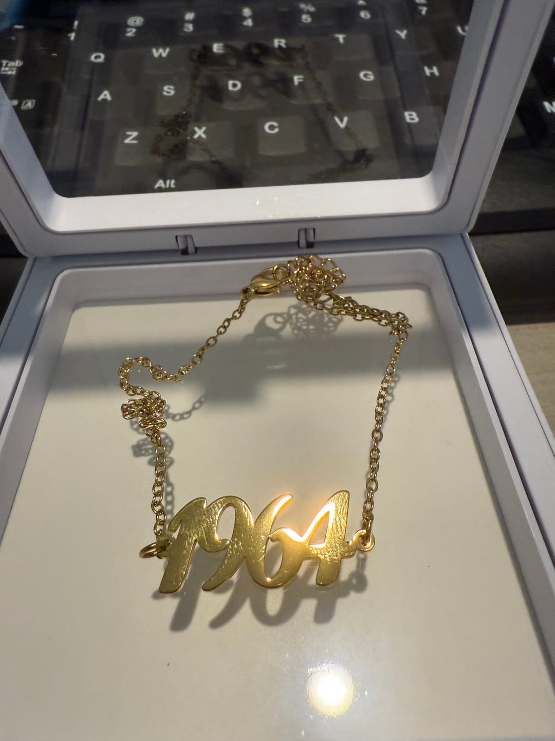 Customer photo review of Year Anklet