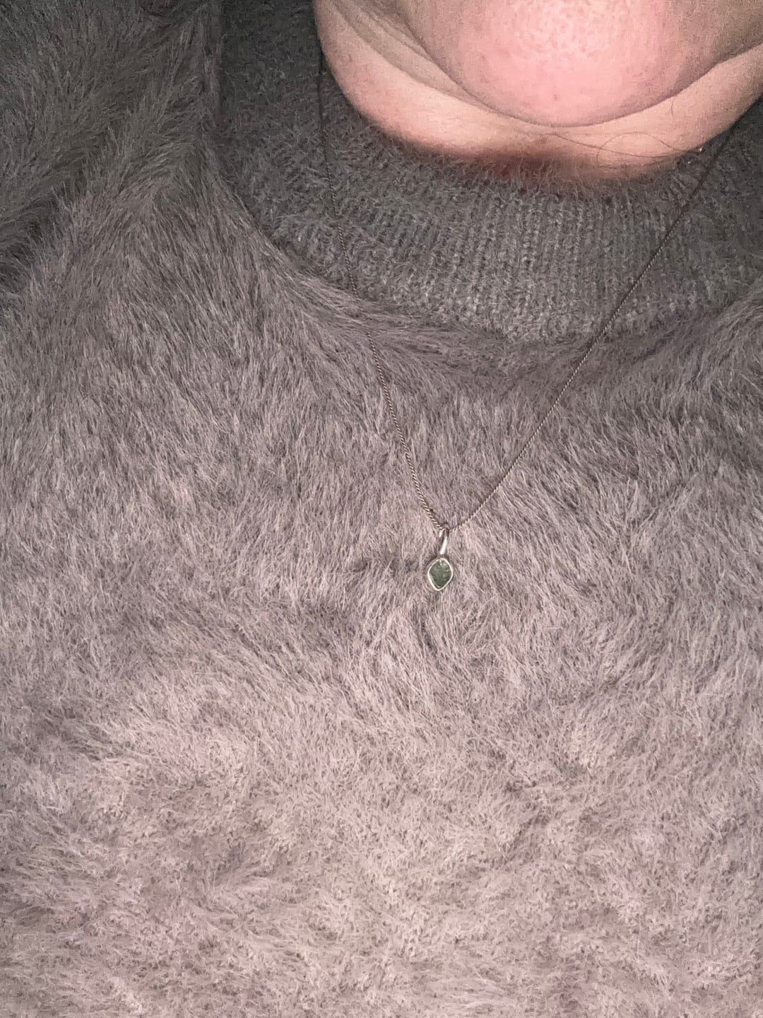 Customer photo review of Moldavite - Mini necklace pendant