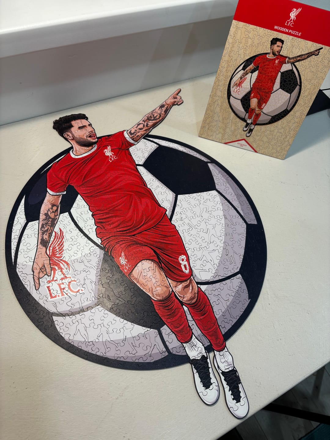 Customer photo review of Dominik Szoboszlai - Wooden Puzzle