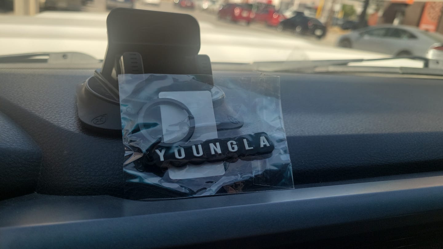 Customer photo review of 931 YoungLA Keychains