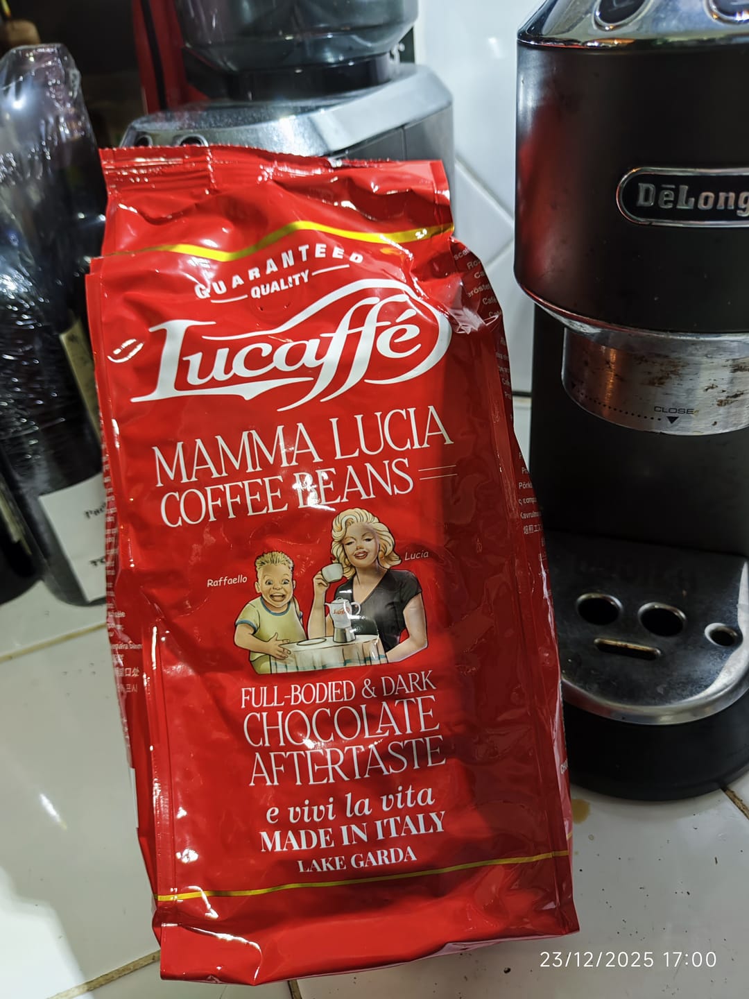 Customer photo review of Lucaffé | Mamma Lucia 1 kg grano entero