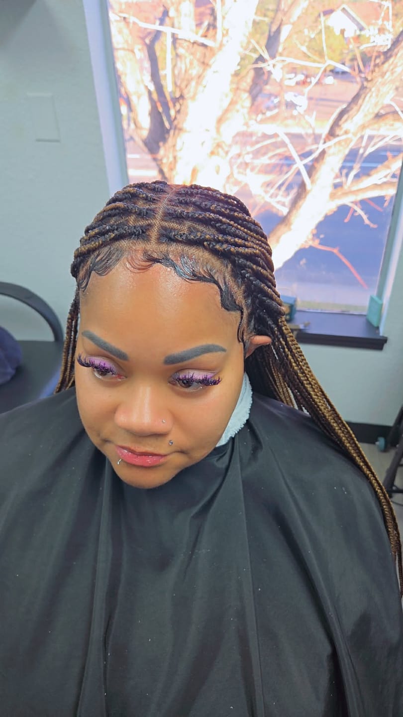 Customer photo review of Beyoncé Knotless Braid Wig (Ready To Ship) Full Lace, Glueless