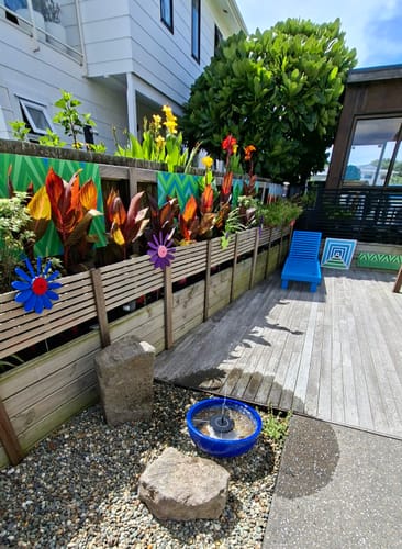 Customer photo review of AhiSpring™ | Solar Garden Fountain