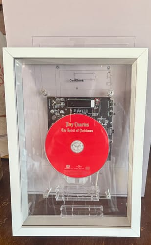 Customer photo review of M1 Music Frame CD Player