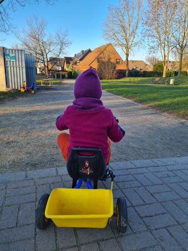 Customer photo review of Upcycling Kaschmirpullover mit der Falte Lila