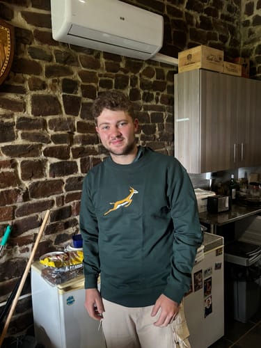 Customer photo review of Springboks WL Crew Neck Sweat-OS Green