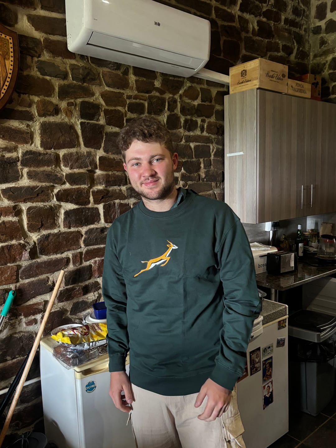 Customer photo review of Springboks WL Crew Neck Sweat-OS Green