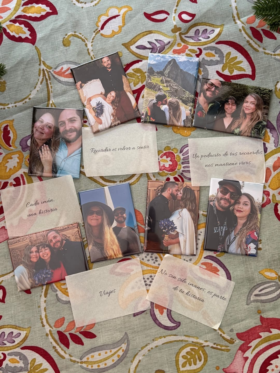 Customer photo review of 8 Imanes personalizados Rectangulares