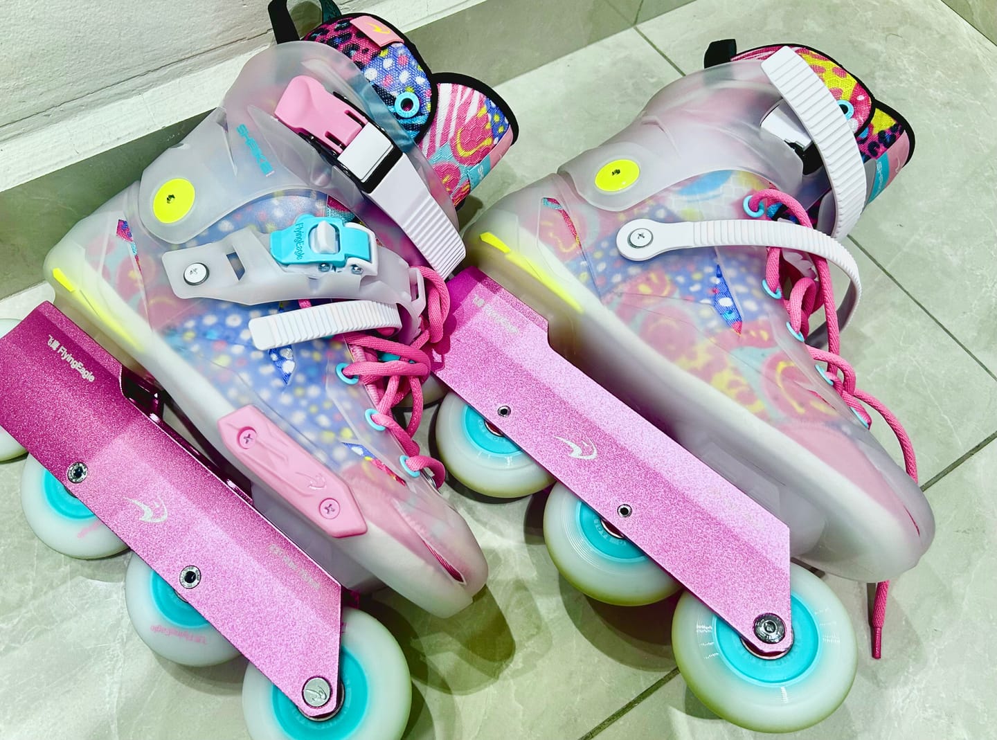 Customer photo review of Flying Eagle X5S Pro Funky Skates