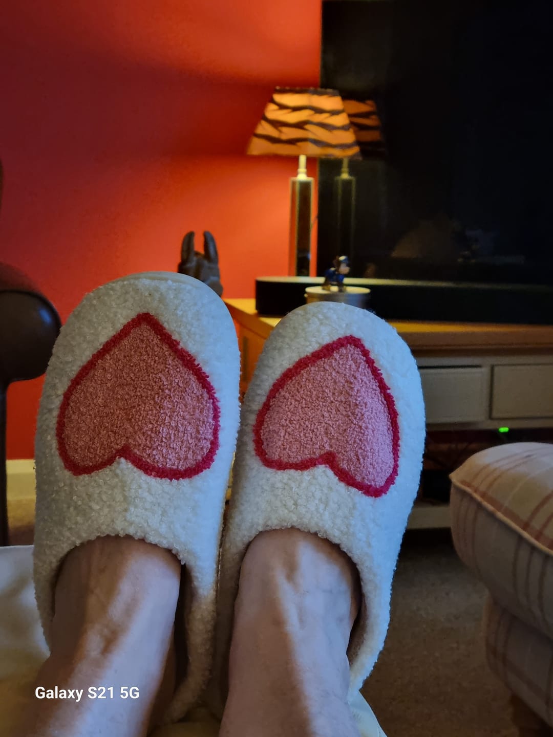 Customer photo review of Lover's Plush Slippers